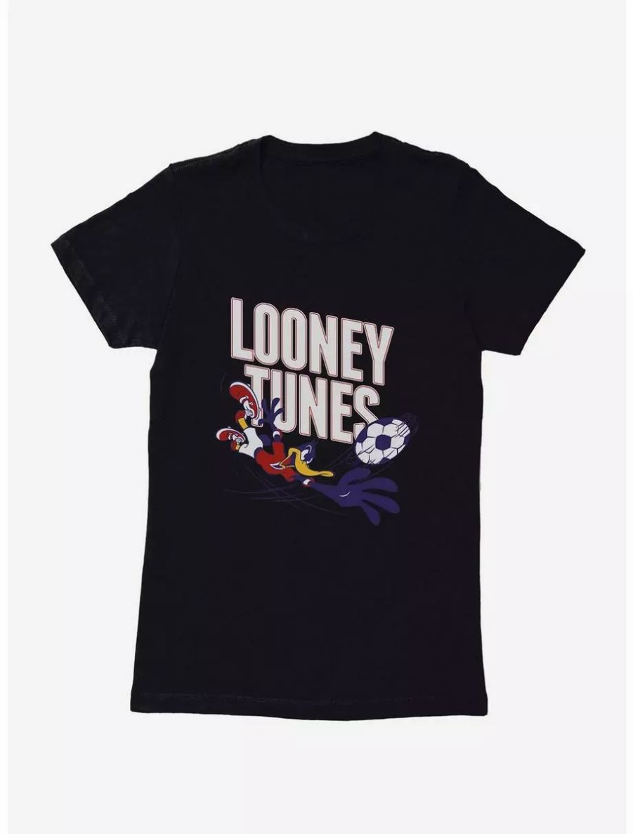 Graphic Tees * | Boxlunch Looney Tunes Daffy Duck Soccer Womens T-Shirt