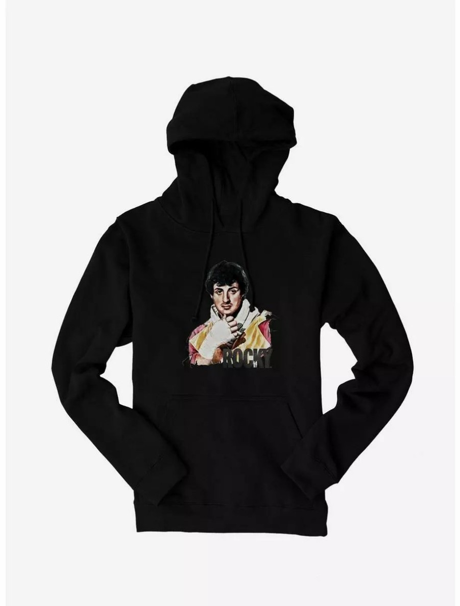 Hoodies * | Boxlunch Rocky Pensive Portrait Hoodie