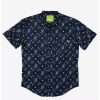 Button-Up Tops * | Boxlunch Rsvlts Avatar: The Last Airbender "The Blue Spirit" Kunuflex Short Sleeve Shirt