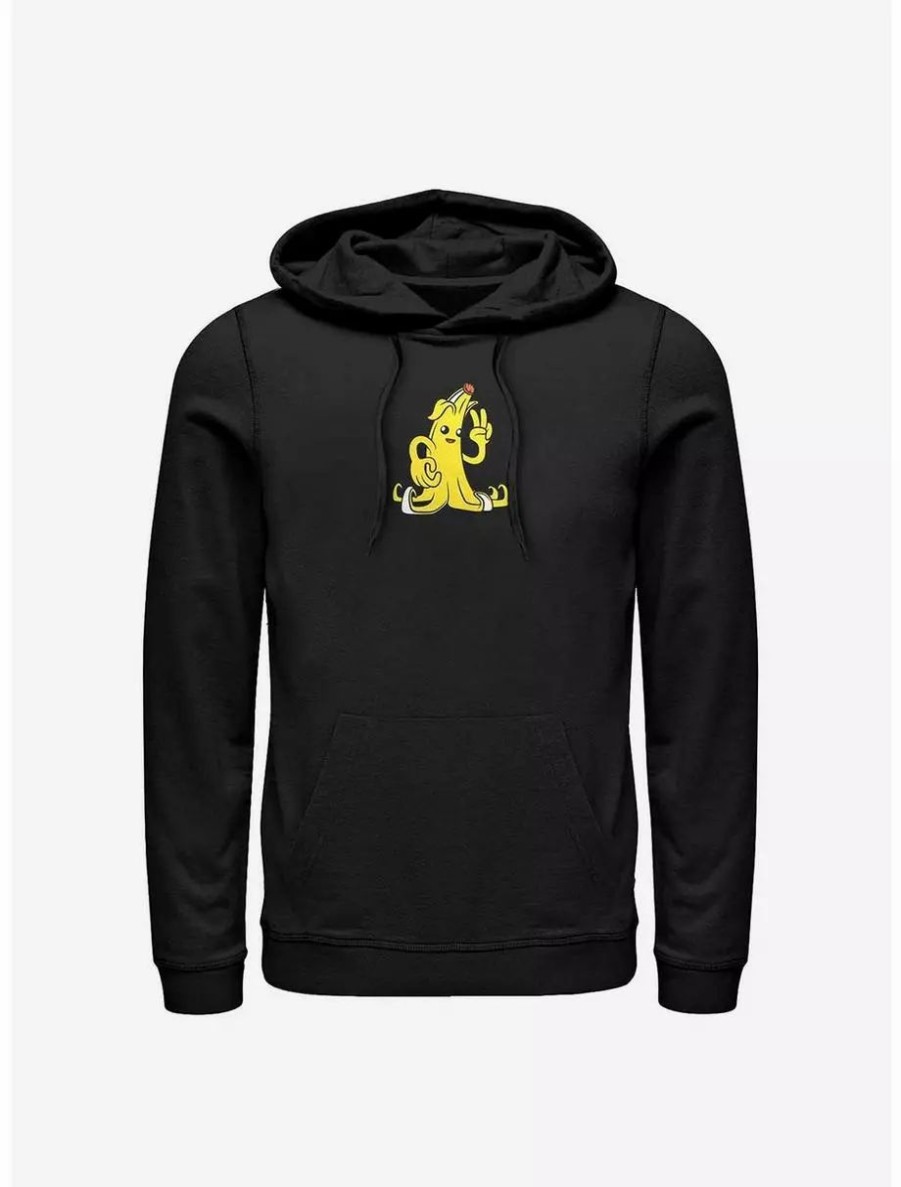 Hoodies * | Boxlunch Fortnite Peely Banana Peace Hoodie