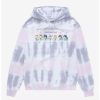 Hoodies * | Sanrio Hello Kitty And Friends X Attack On Titan Tie-Dye Hoodie Boxlunch Exclusive