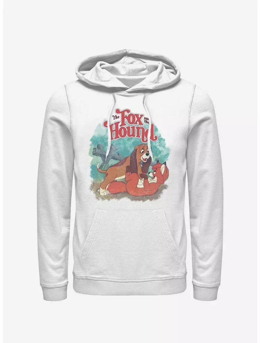 Hoodies * | Boxlunch Disney The Fox And The Hound Playful Friends Logo Hoodie