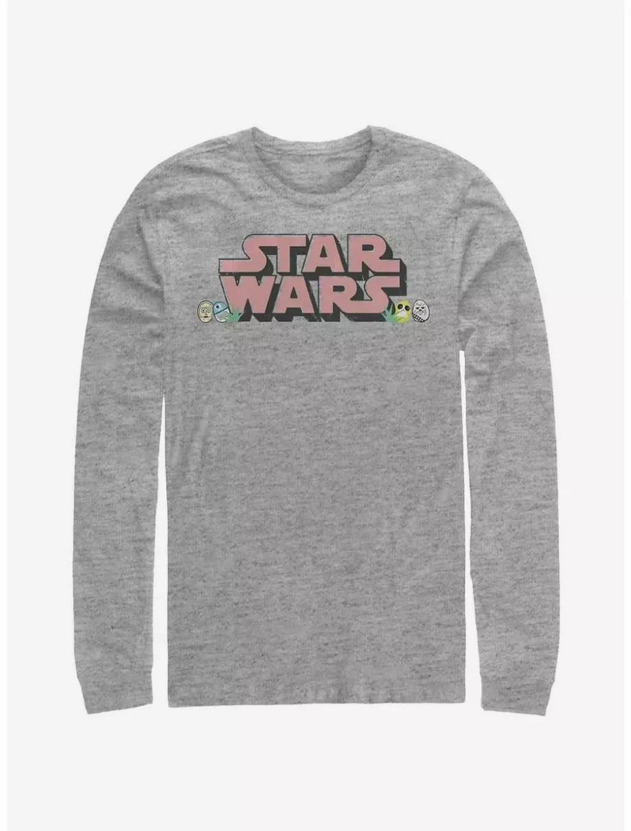 Long Sleeves * | Boxlunch Star Wars Star Eggs Long-Sleeve T-Shirt