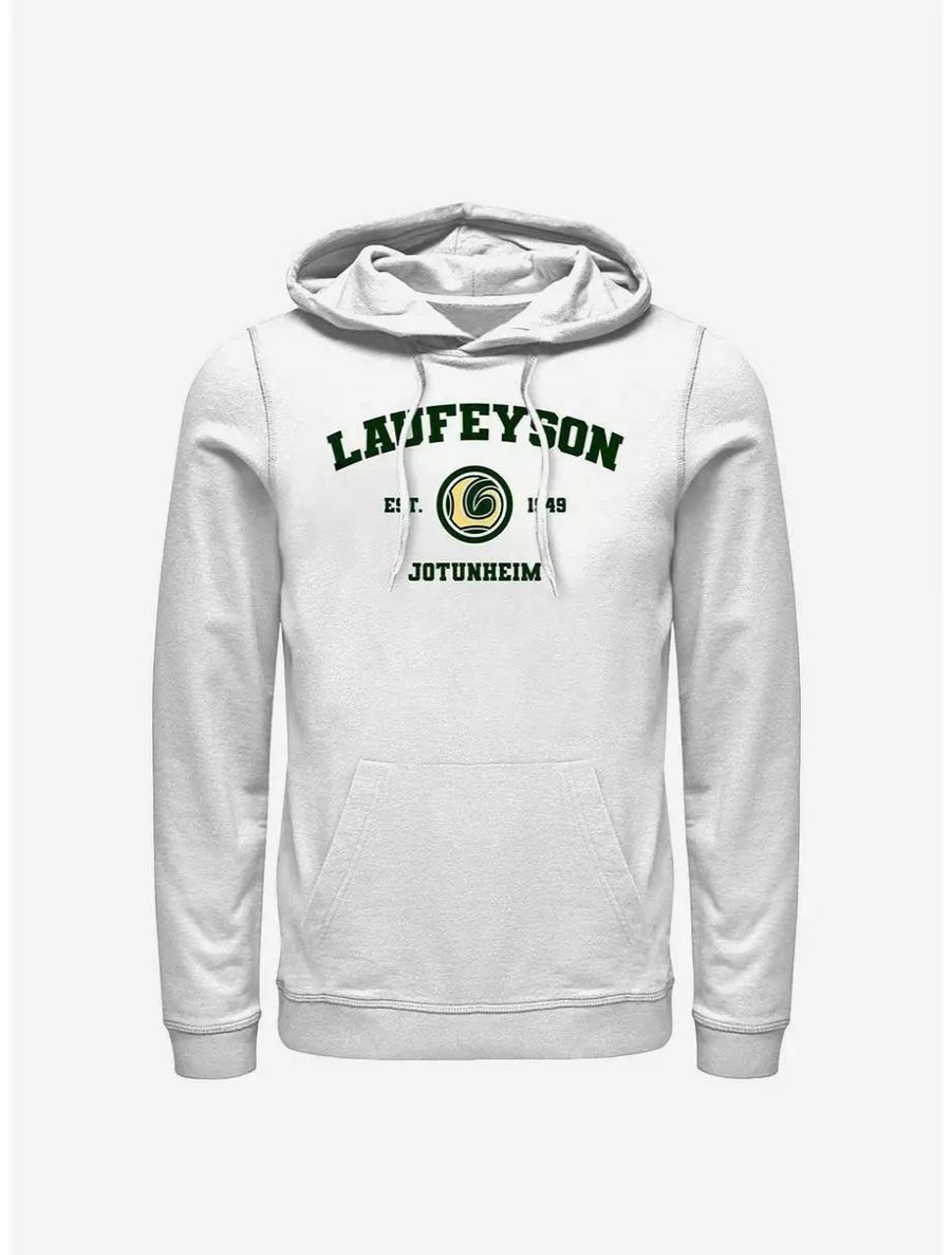 Hoodies * | Boxlunch Marvel Laufeyson Jotunheim Collegiate Hoodie