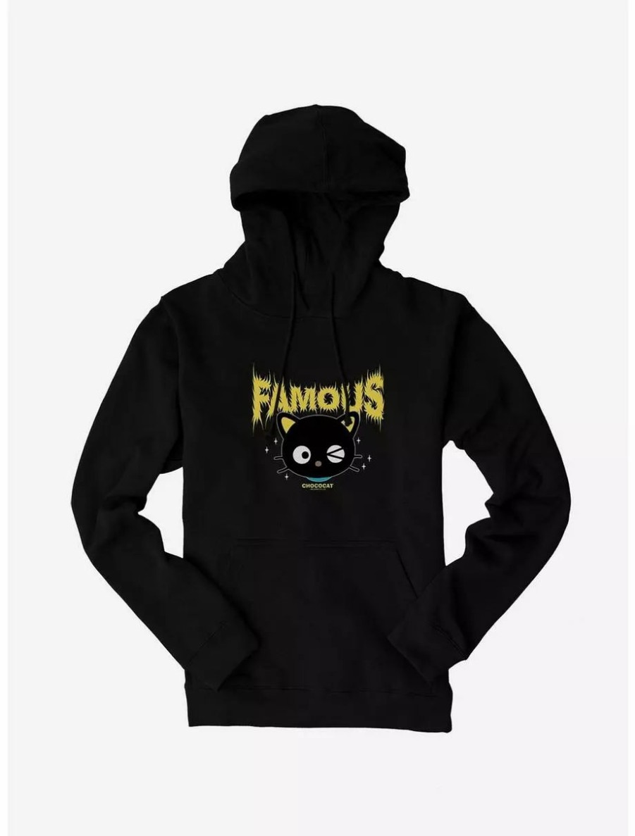 Hoodies * | Boxlunch Chococat Famous Metal Font Hoodie