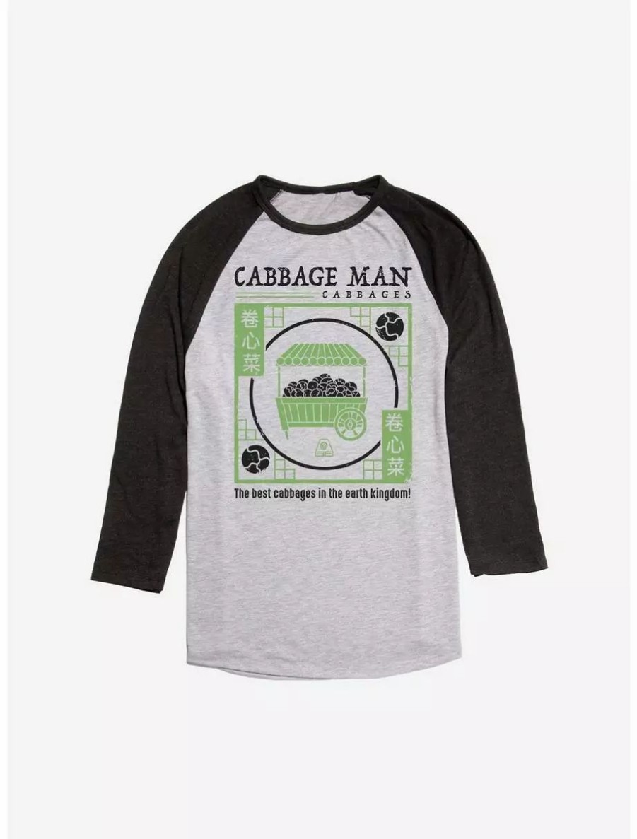 Long Sleeves * | Boxlunch Avatar: The Last Airbender The Best Cabbages Raglan