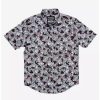 Button-Up Tops * | Boxlunch Rsvlts Marvel Spider-Man Miles Morales City Slinger Kunuflex Short Sleeve Shirt