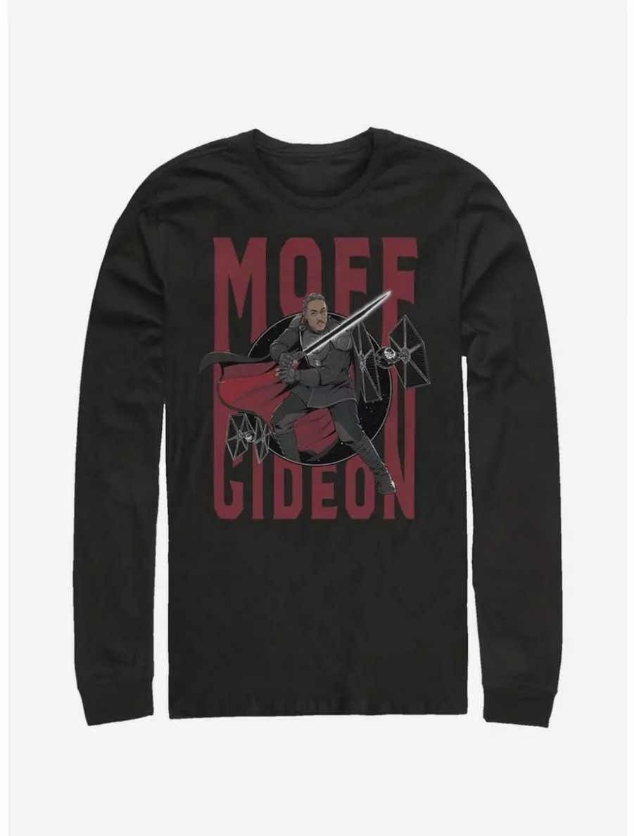 Long Sleeves * | Boxlunch Star Wars The Mandalorian Moff Gideon Long-Sleeve T-Shirt