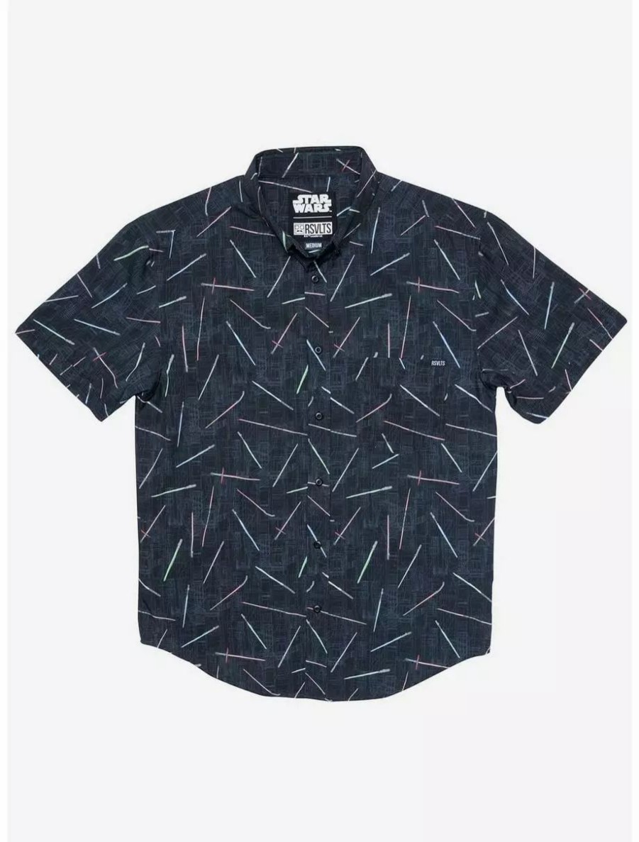 Button-Up Tops * | Boxlunch Rsvlts Star Wars A Cut Above The Ordinary Kunuflex Short Sleeve Shirt