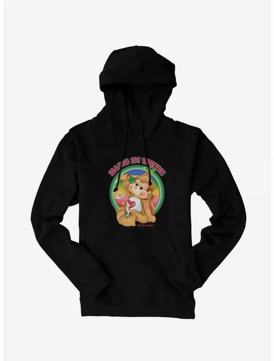 Hoodies * | Boxlunch Care Bear Cousins Playful Heart Monkey Hang In There Hoodie