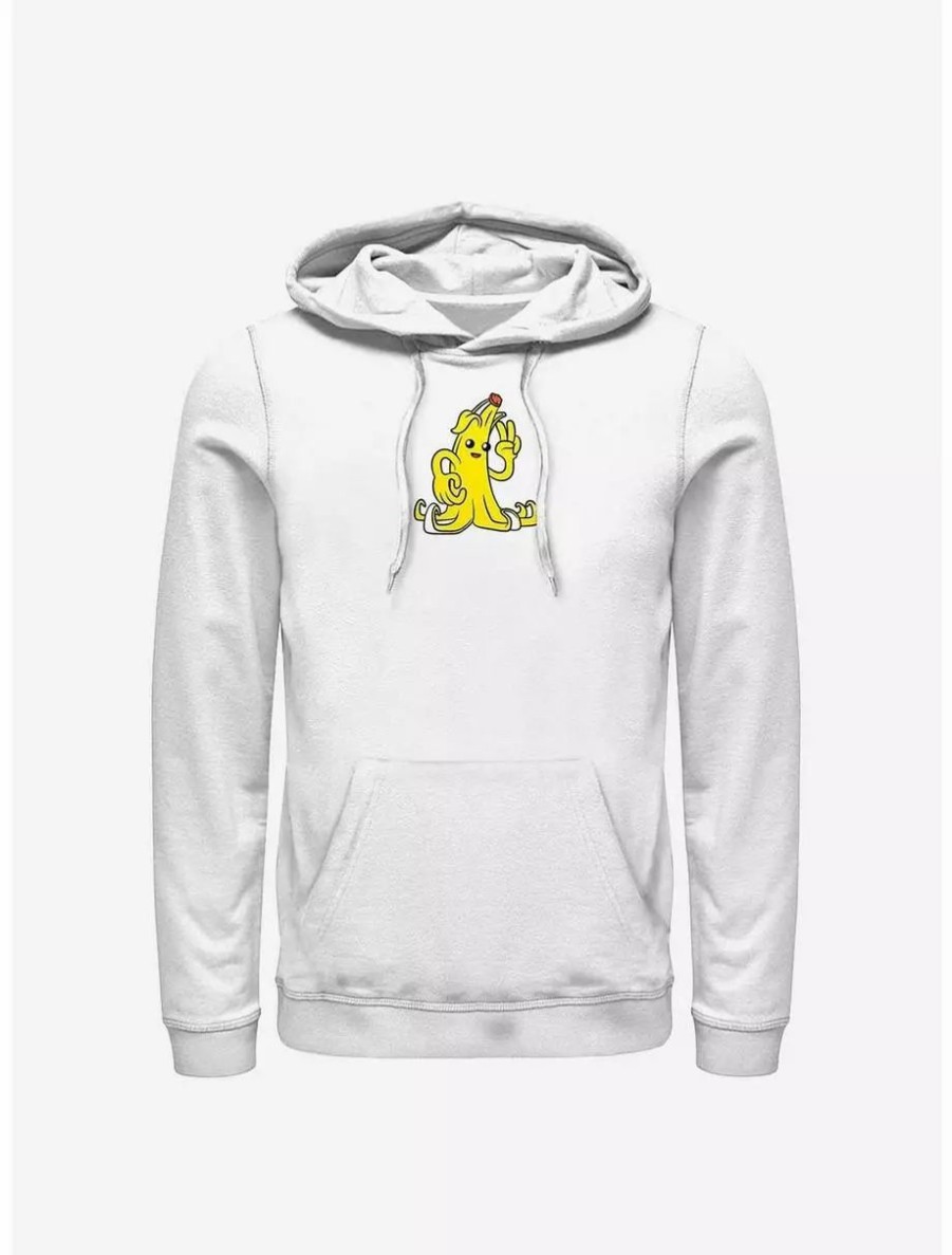 Hoodies * | Boxlunch Fortnite Peely Banana Peace Hoodie