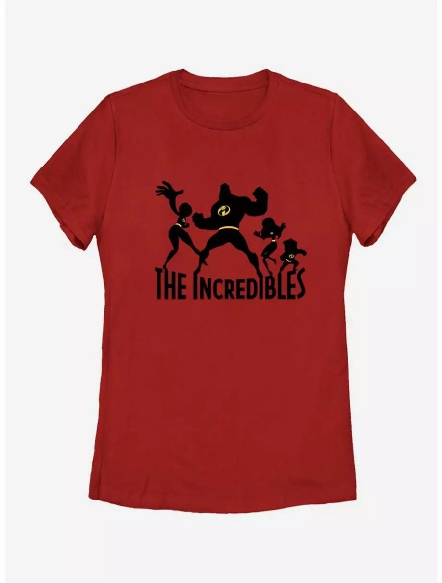 Graphic Tees * | Boxlunch Disney Pixar The Incredibles Family Silhouette Womens T-Shirt