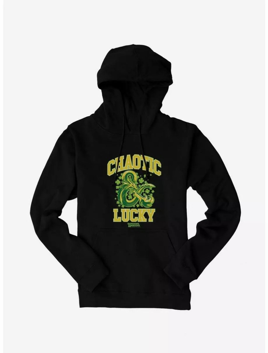 Hoodies * | Boxlunch Dungeons & Dragons Chaotic And Lucky Hoodie