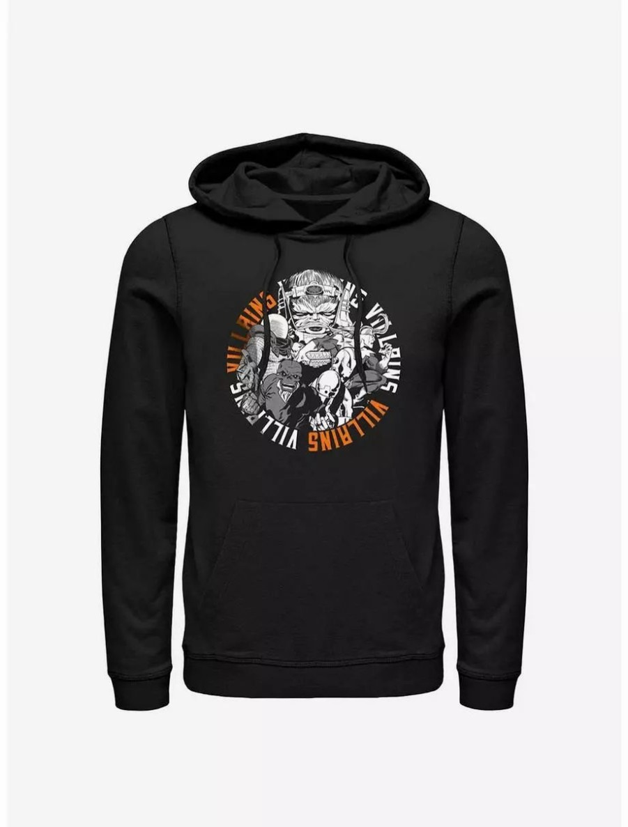 Hoodies * | Boxlunch Marvel Villains Badge Hoodie