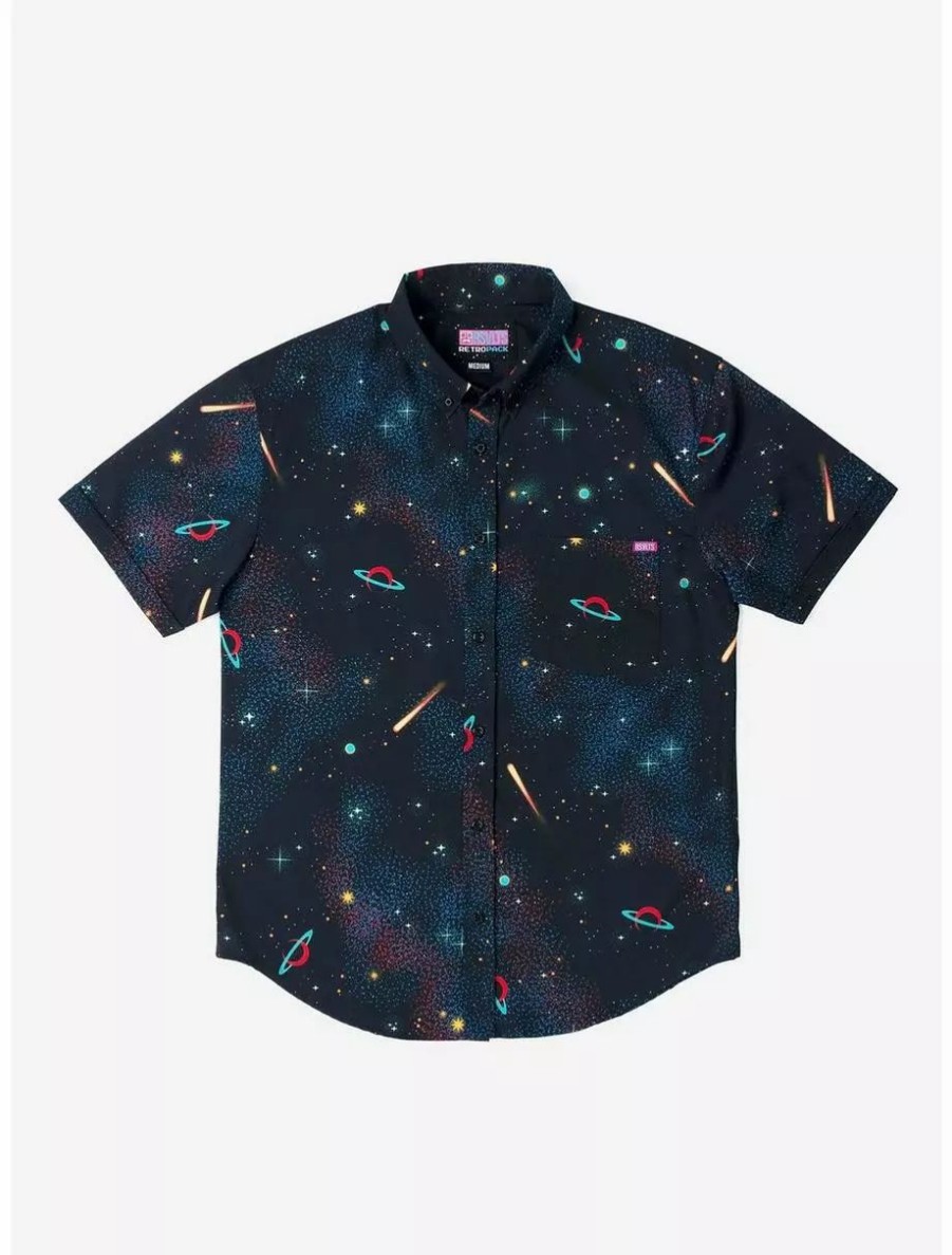 Button-Up Tops * | Boxlunch Rsvlts "Arcade Carpet" Kunuflex Short Sleeve Shirt