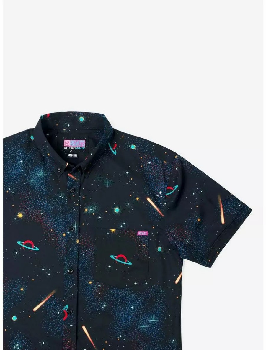 Button-Up Tops * | Boxlunch Rsvlts "Arcade Carpet" Kunuflex Short Sleeve Shirt