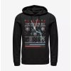 Hoodies * | Boxlunch Star Wars Feud Holiday Sweater Pattern Hoodie