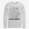 Long Sleeves * | Boxlunch Star Wars Ships Burst Long-Sleeve T-Shirt