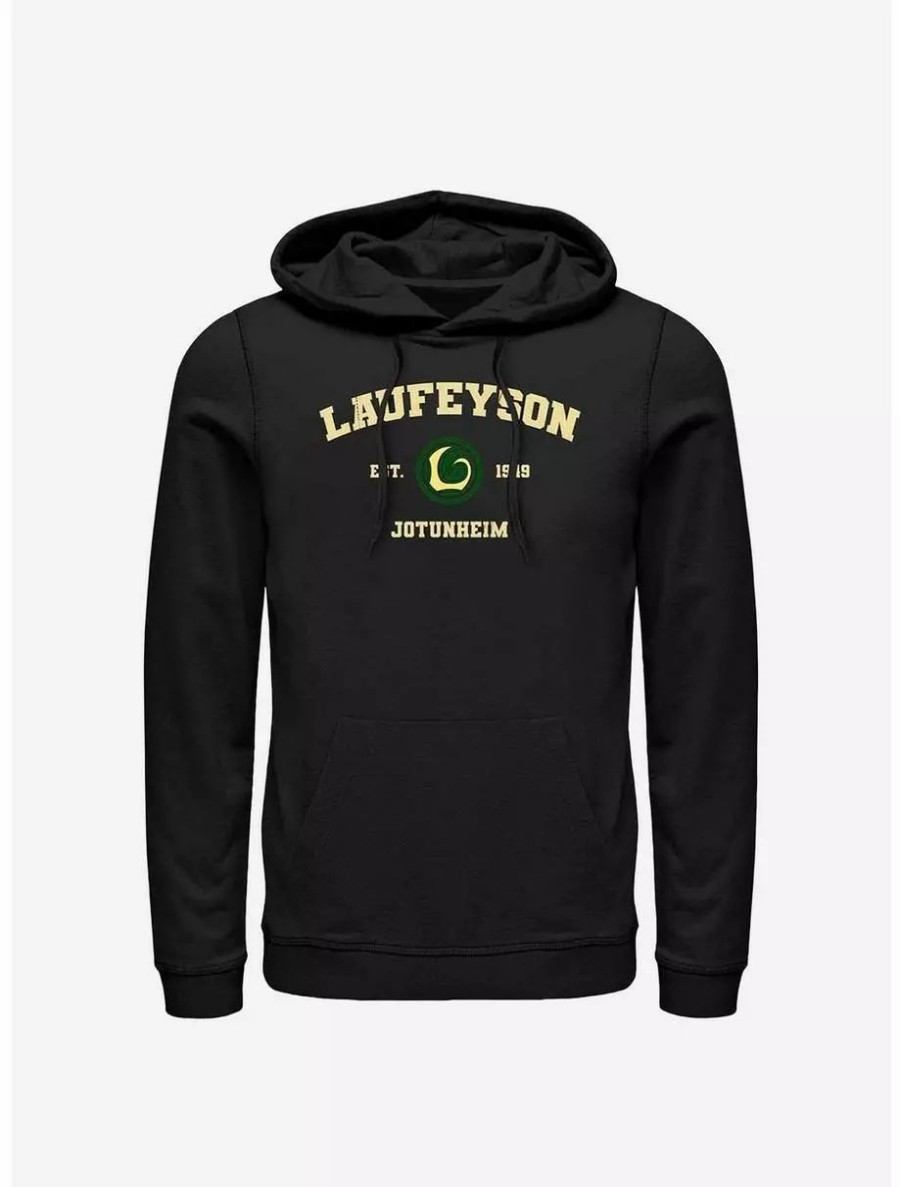 Hoodies * | Boxlunch Marvel Laufeyson Jotunheim Collegiate Hoodie