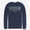 Long Sleeves * | Boxlunch Disney Lilo & Stitch Title Long-Sleeve T-Shirt