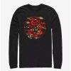 Long Sleeves * | Boxlunch Disney Mulan Mushu Long-Sleeve T-Shirt