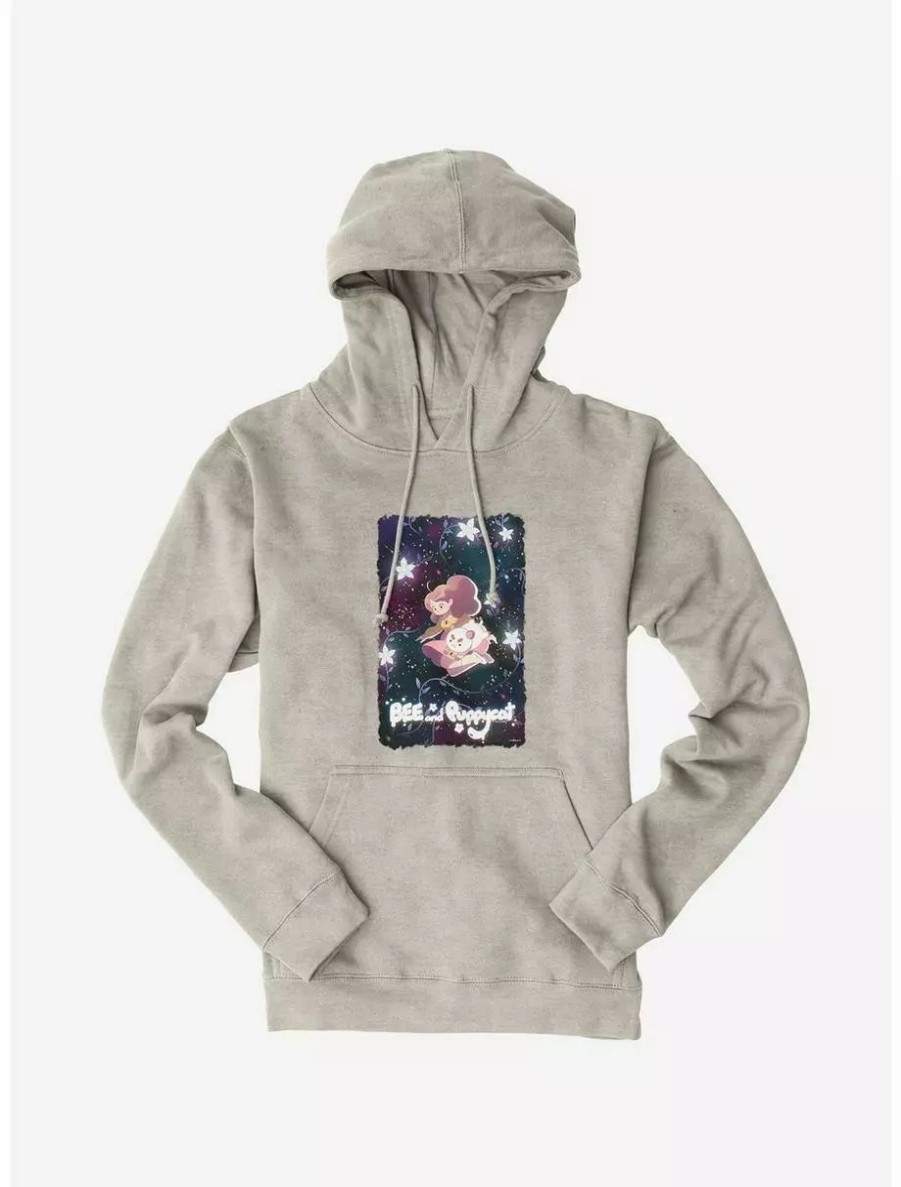 Hoodies * | Boxlunch Bee And Puppycat Space Flowers Poster Hoodie