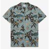 Button-Up Tops * | Marvel X-Men Wolverine Samurai Woven Button-Up Boxlunch Exclusive