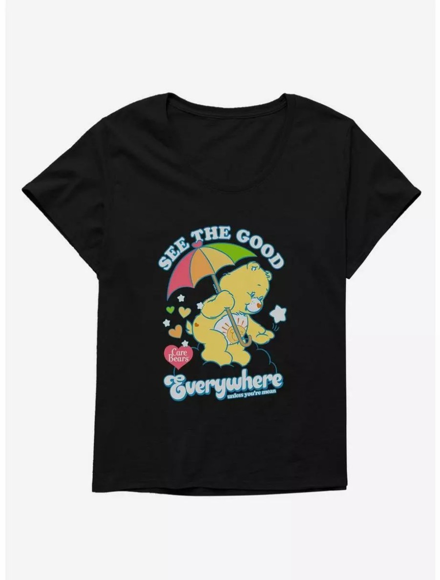 Graphic Tees * | Boxlunch Care Bears See The Good Everywhere Womens T-Shirt Plus Size