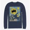 Long Sleeves * | Boxlunch Dc Comics Batman Starry Gotham Long-Sleeve T-Shirt