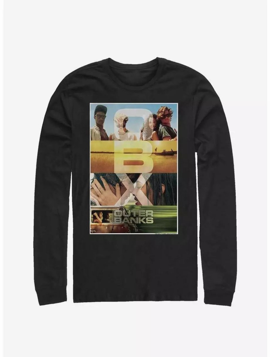 Long Sleeves * | Boxlunch Outer Banks Obx Poster Long-Sleeve T-Shirt