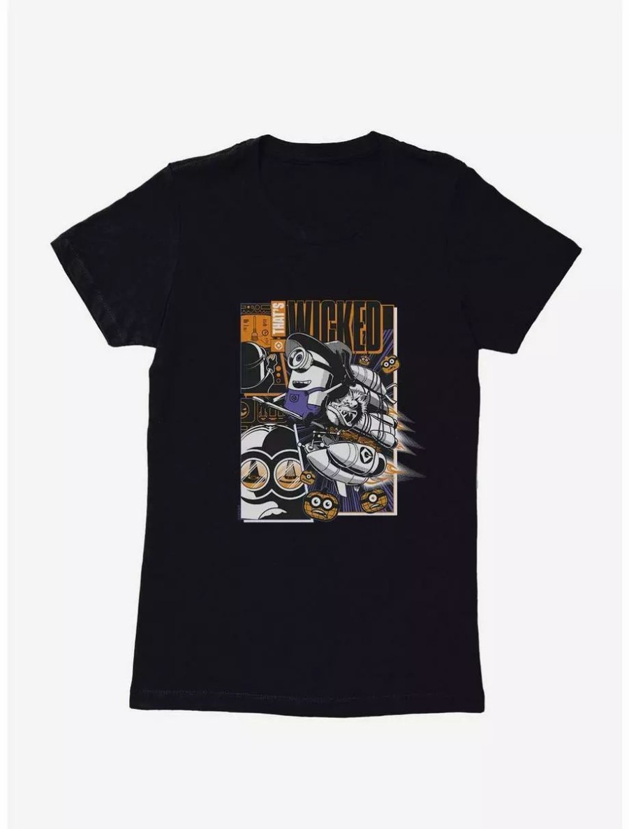 Graphic Tees * | Boxlunch Minions That'S Wicked Womens T-Shirt