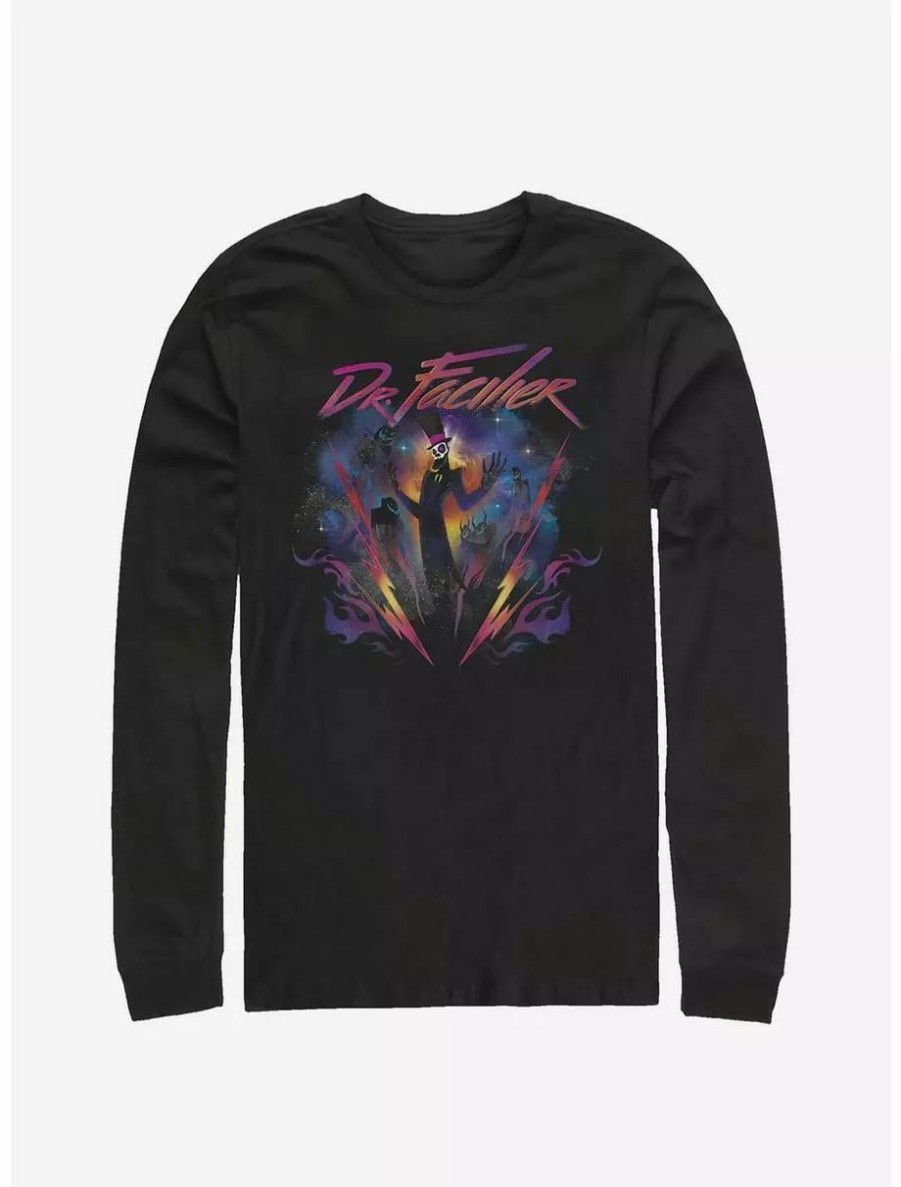 Long Sleeves * | Boxlunch Disney The Princess And The Frog Dr. Facilier Rock Long-Sleeve T-Shirt