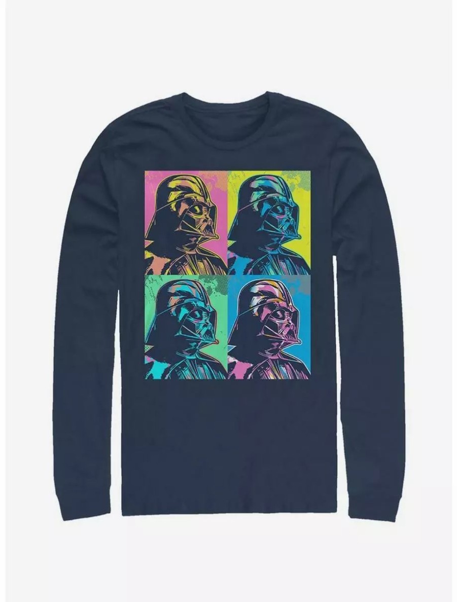 Long Sleeves * | Boxlunch Star Wars Vader Pop Long-Sleeve T-Shirt