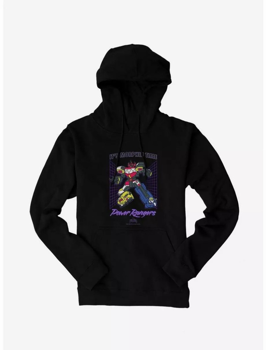 Hoodies * | Boxlunch Mighty Morphin Power Rangers It'S Morphin Time Alpha 5 Hoodie