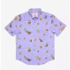 Button-Up Tops * | Boxlunch Rsvlts Scooby-Doo! "Scooby Snacks" Kunuflex Short Sleeve Shirt