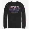 Long Sleeves * | Boxlunch Star Wars The Mandalorian The Child Logo Fill Long-Sleeve T-Shirt