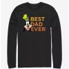 Long Sleeves * | Boxlunch Disney Goofy Best Dad Ever Long Sleeve T-Shirt