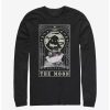 Long Sleeves * | Boxlunch Disney The Nightmare Before Christmas Tarot Card The Moon Long-Sleeve T-Shirt