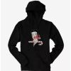 Hoodies * | Boxlunch Betty Boop Candy Cane Hoodie