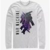 Long Sleeves * | Boxlunch Marvel Avengers: Endgame War Machine Painted Long Sleeve T-Shirt