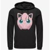 Hoodies * | Boxlunch Pokemon Jigglypuff Face Hoodie