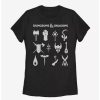 Graphic Tees * | Boxlunch Dungeons & Dragons Dungeon Classes Womens T-Shirt