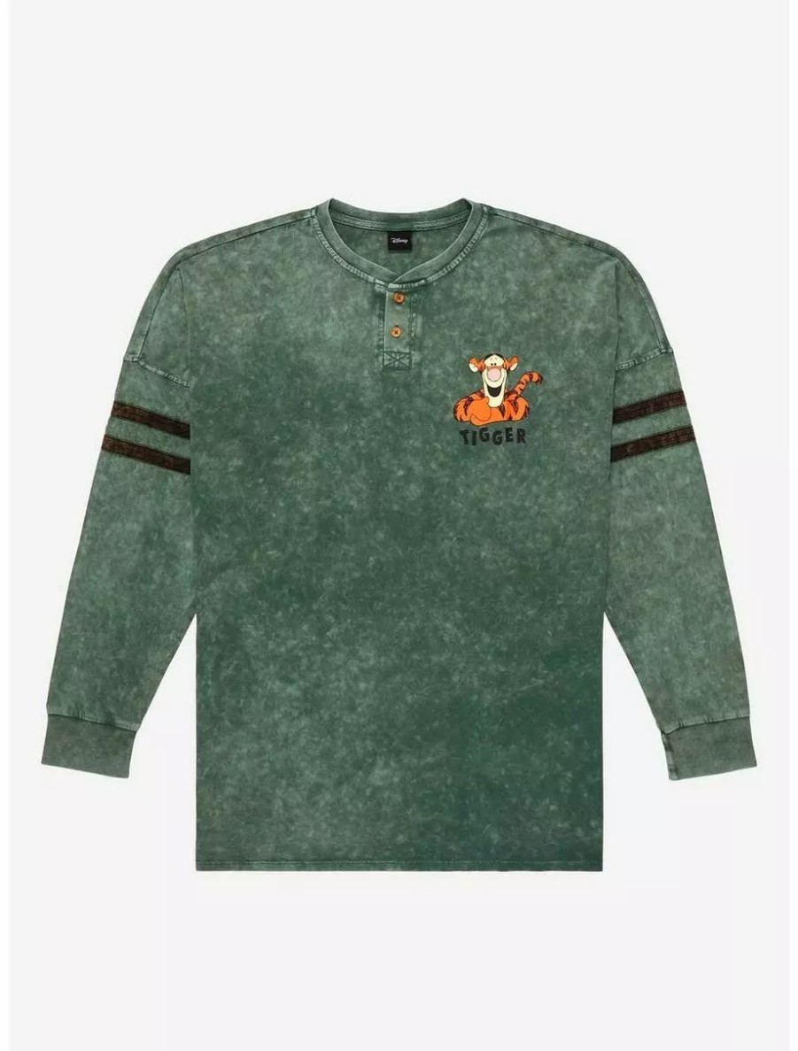 Jerseys * | Disney Winnie The Pooh Tigger Henley Hype Jersey Boxlunch Exclusive