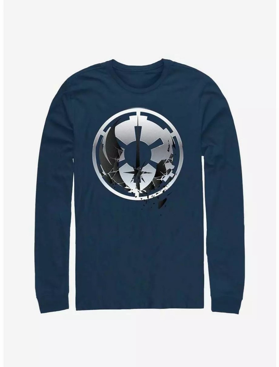 Long Sleeves * | Boxlunch Star Wars Obi-Wan Kenobi Jedi To Empire Logo Long-Sleeve T-Shirt