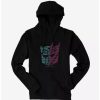 Hoodies * | Boxlunch Transformers Autobot Decepticon Split Icon Hoodie