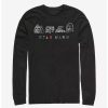 Long Sleeves * | Boxlunch Star Wars Geometry Shine Long-Sleeve T-Shirt