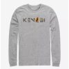 Long Sleeves * | Boxlunch Star Wars Obi-Wan Kenobi Kenobi Single Sun Logo Long-Sleeve T-Shirt