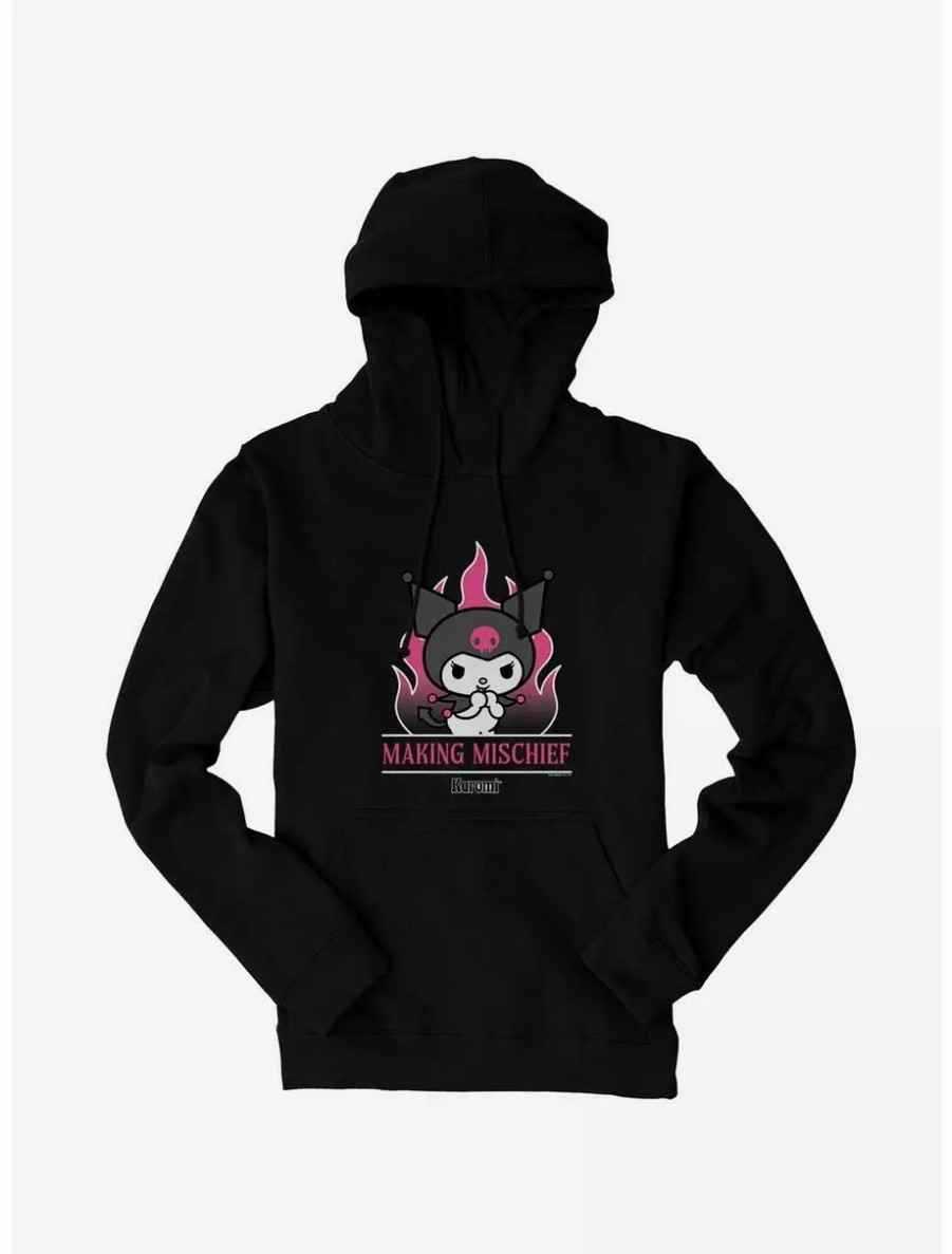 Hoodies * | Boxlunch Kuromi Making Mischief Hoodie