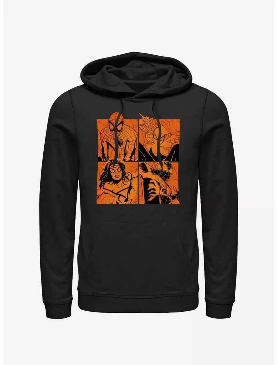 Hoodies * | Boxlunch Marvel Spider-Man Multiverse Spiders Hoodie