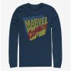 Long Sleeves * | Boxlunch Marvel 3D Logo Long-Sleeve T-Shirt